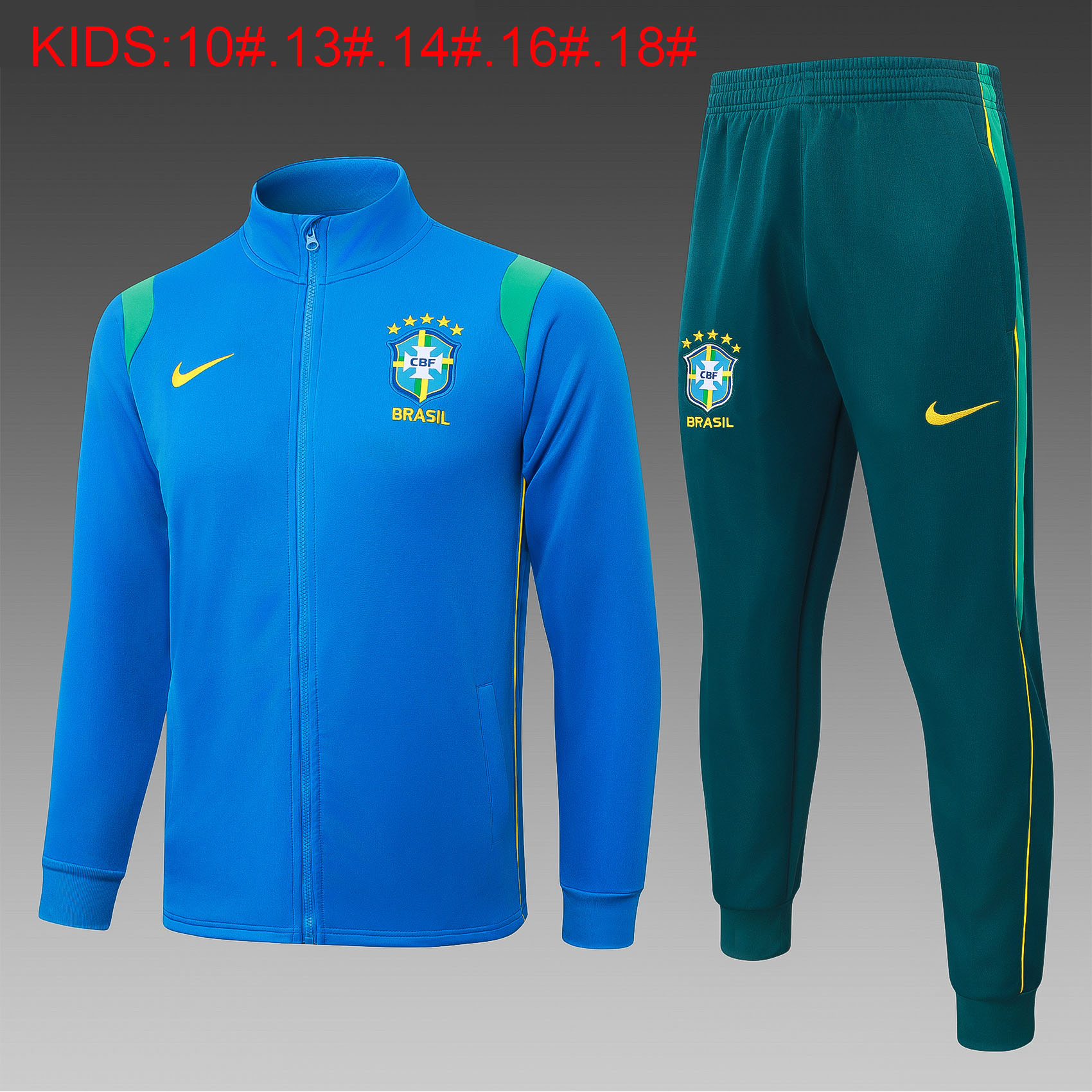 Brazil Kids Training Suit 26/27 | Soc Jersey - Premium Football Jersey