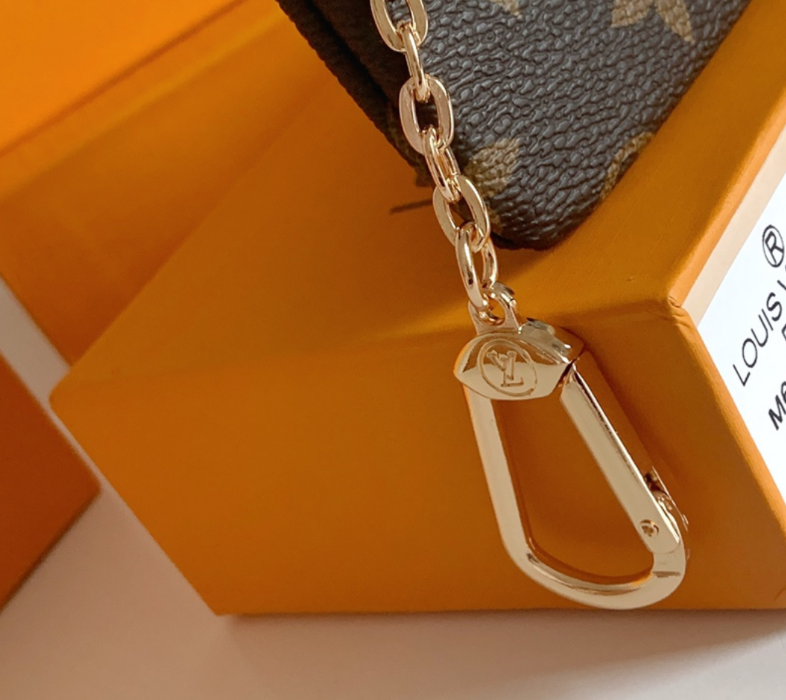 Louis Vuitton LV Canvas Textured Leather Bag
