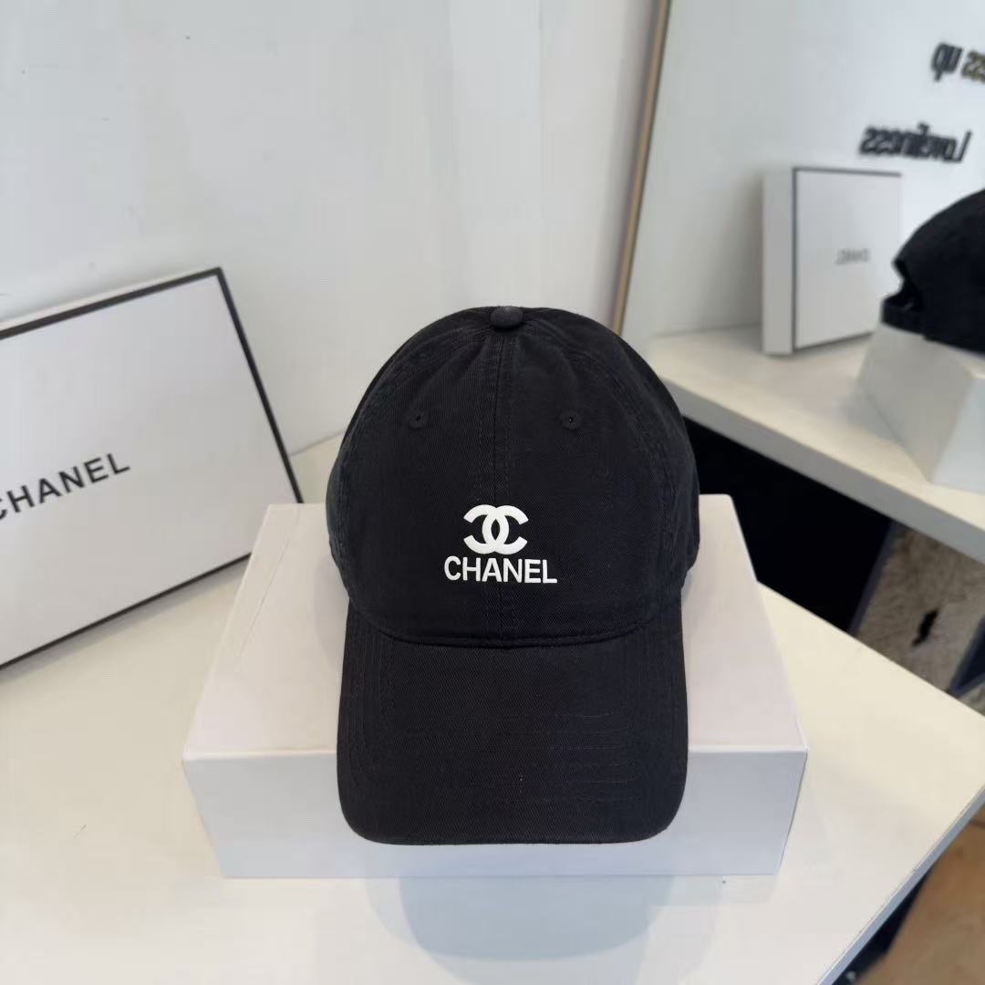 Chanel Embroidered Logo Baseball Cap Hat - KAIROO