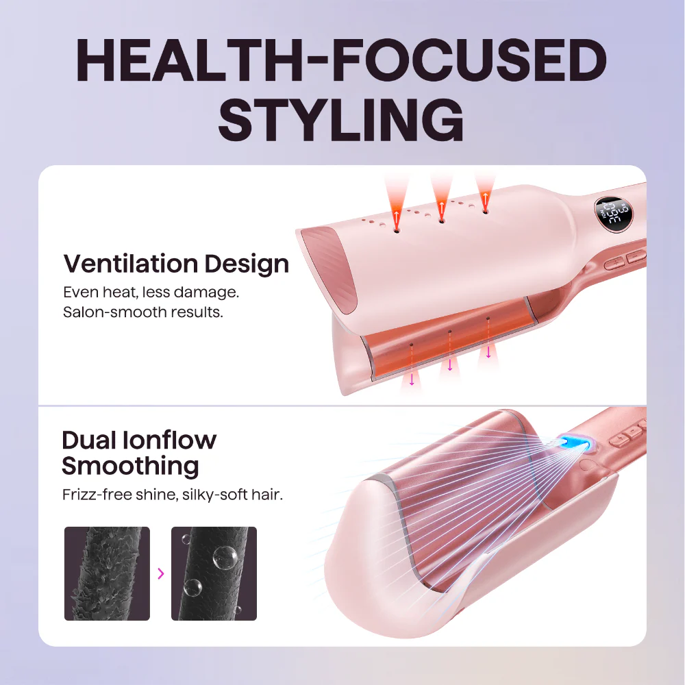 Power Wave Hair Crimping Iron
