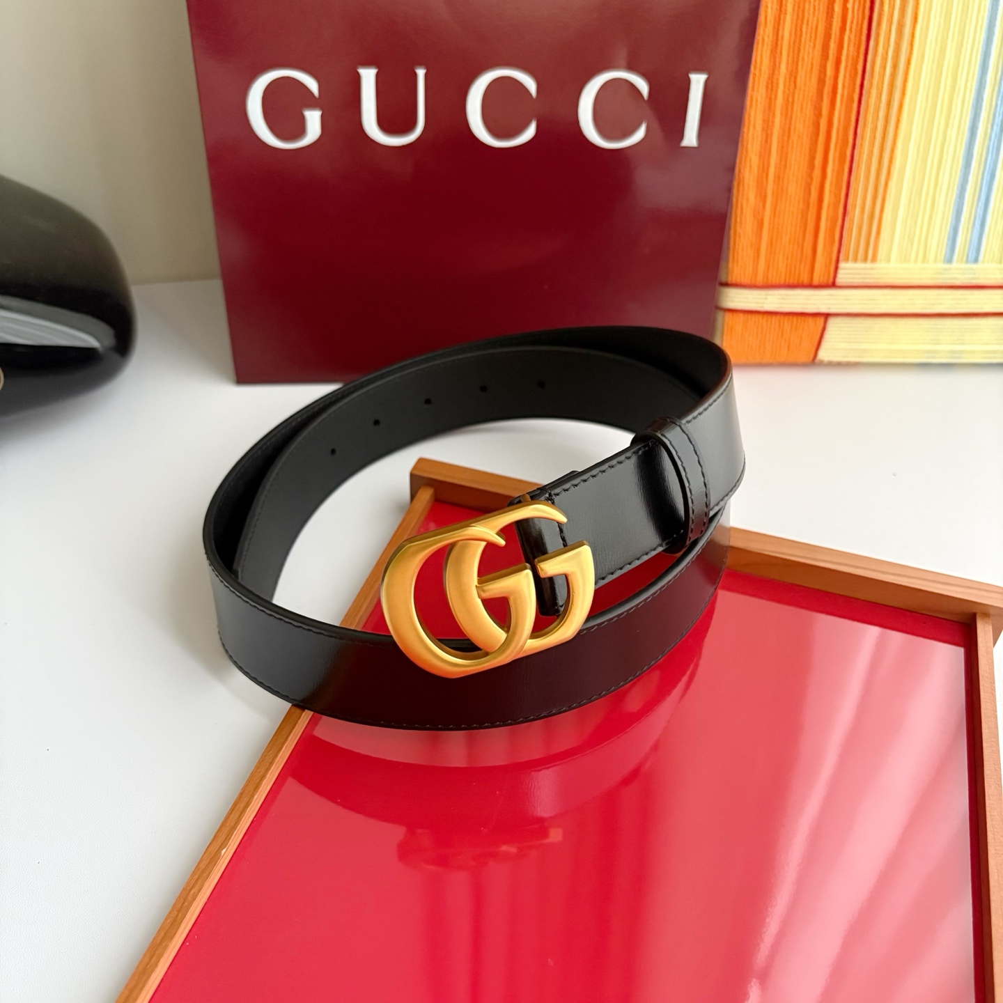Gucci Cut GG Marmont belt 3.5cm