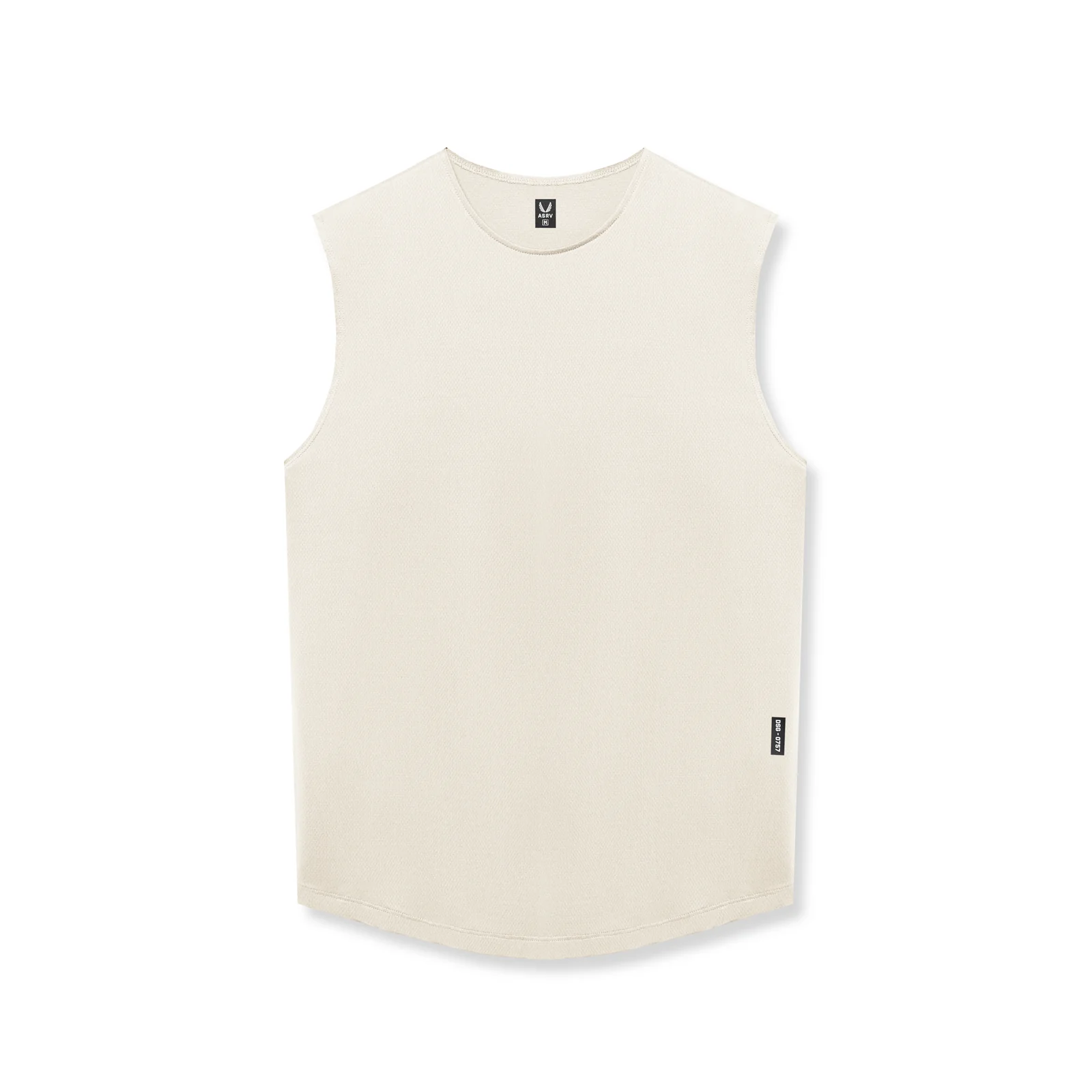 0757. AeroSilver Cutoff Tank - Ivory Cream