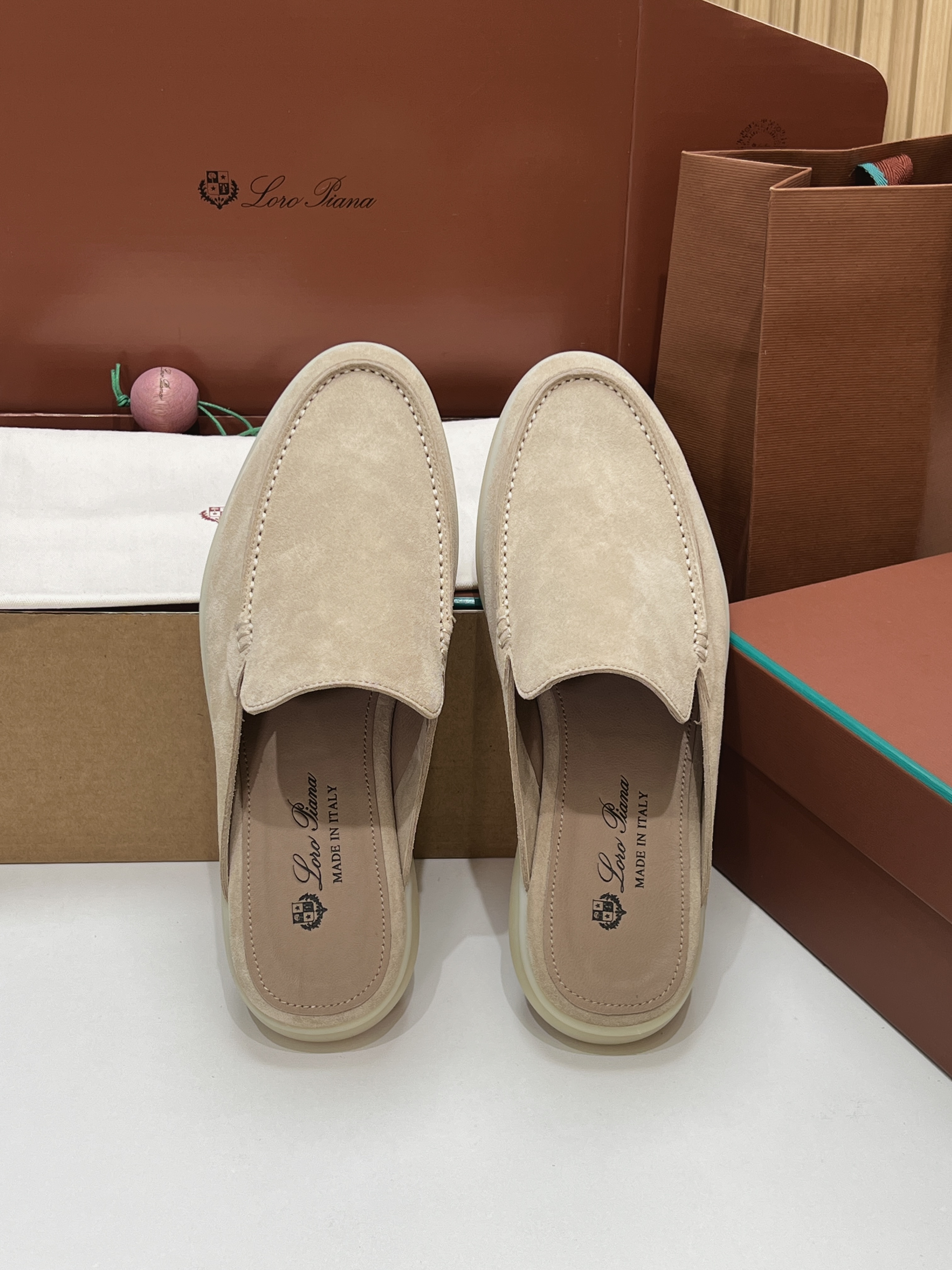 Loro Piana Men's Suede Mule