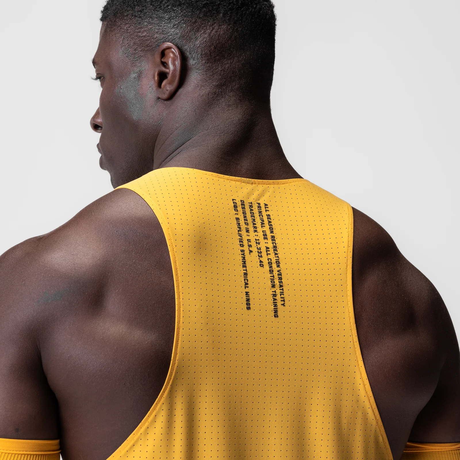 0949. Laser-Vent Singlet Tank - Amber