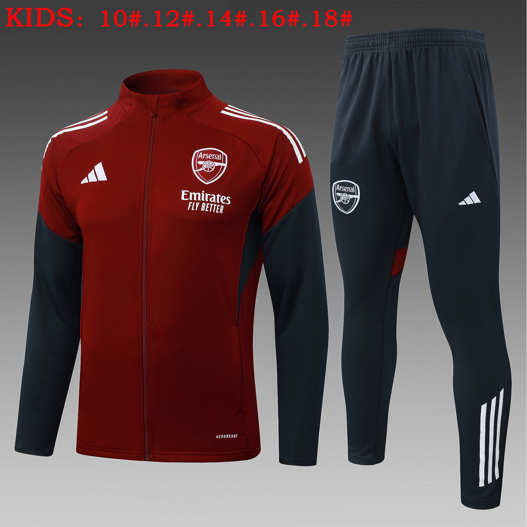 Arsenal Kids Training Suit 25/26 | Soc Jersey - Premium Football Jersey