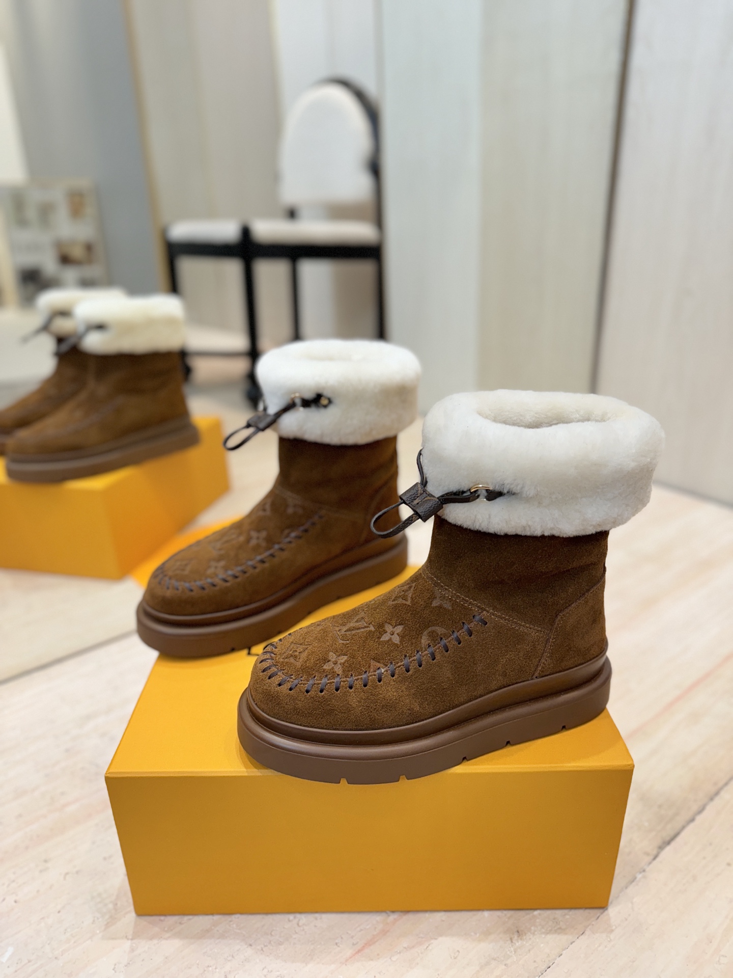 Women's LV Cortina Anklet Boots