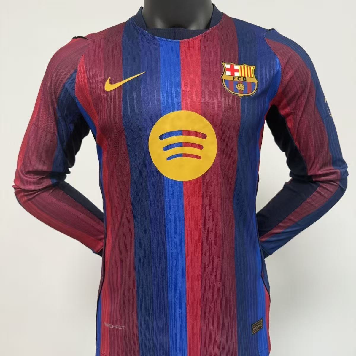 26/27Player Version Barcelona  Home Long Sleeves S-4XL