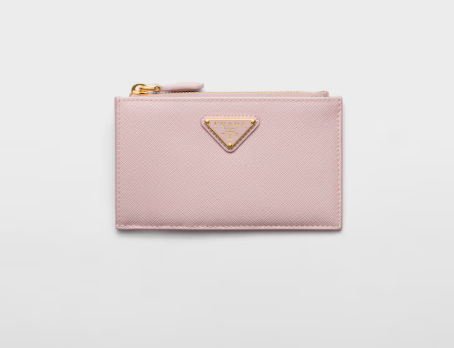Prada Saffiano Card Holder -Pink