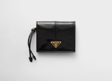 Prada Small Calfskin Wallet-Black