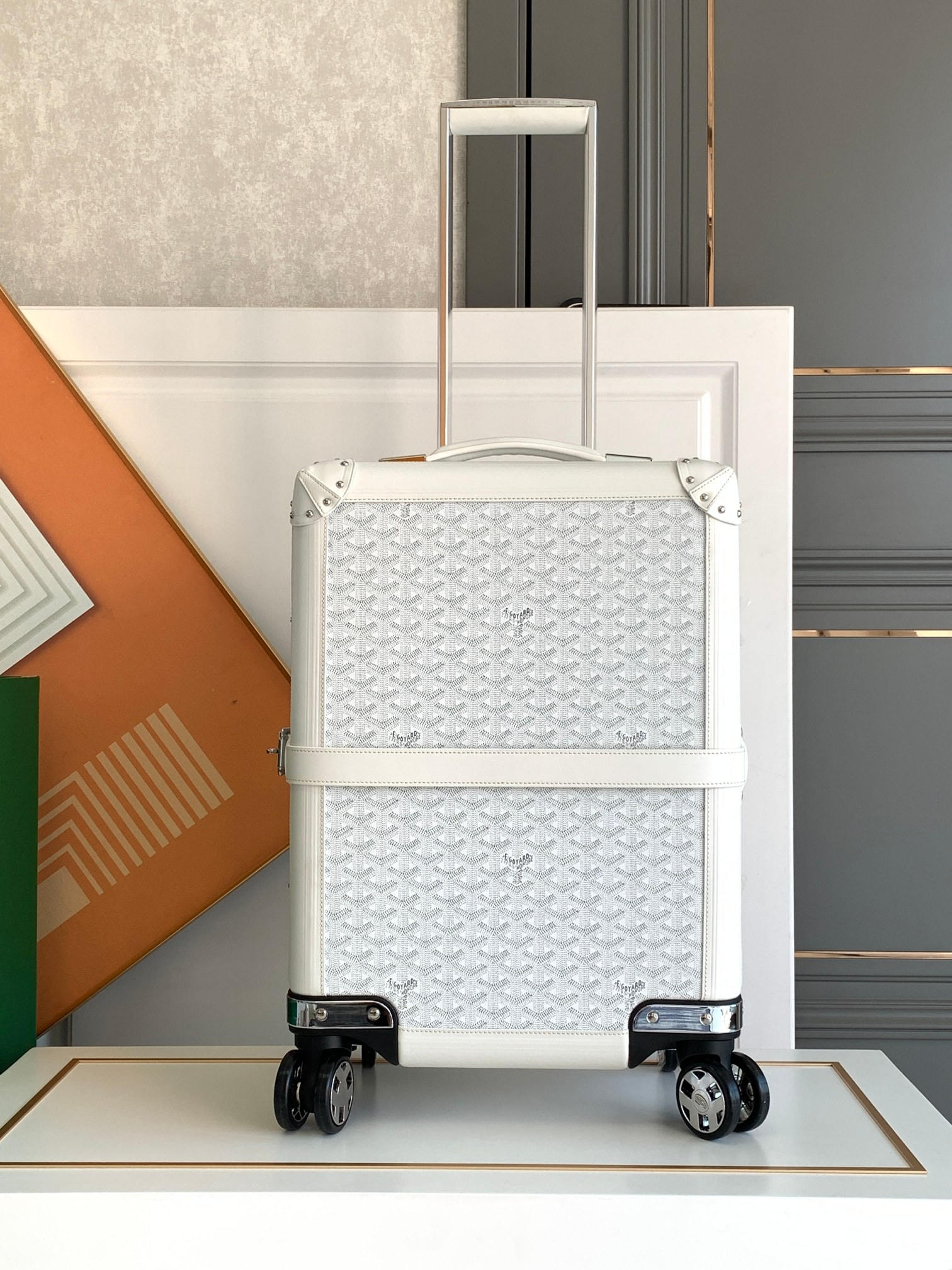 ‌Goyard‌ classic print trolley case