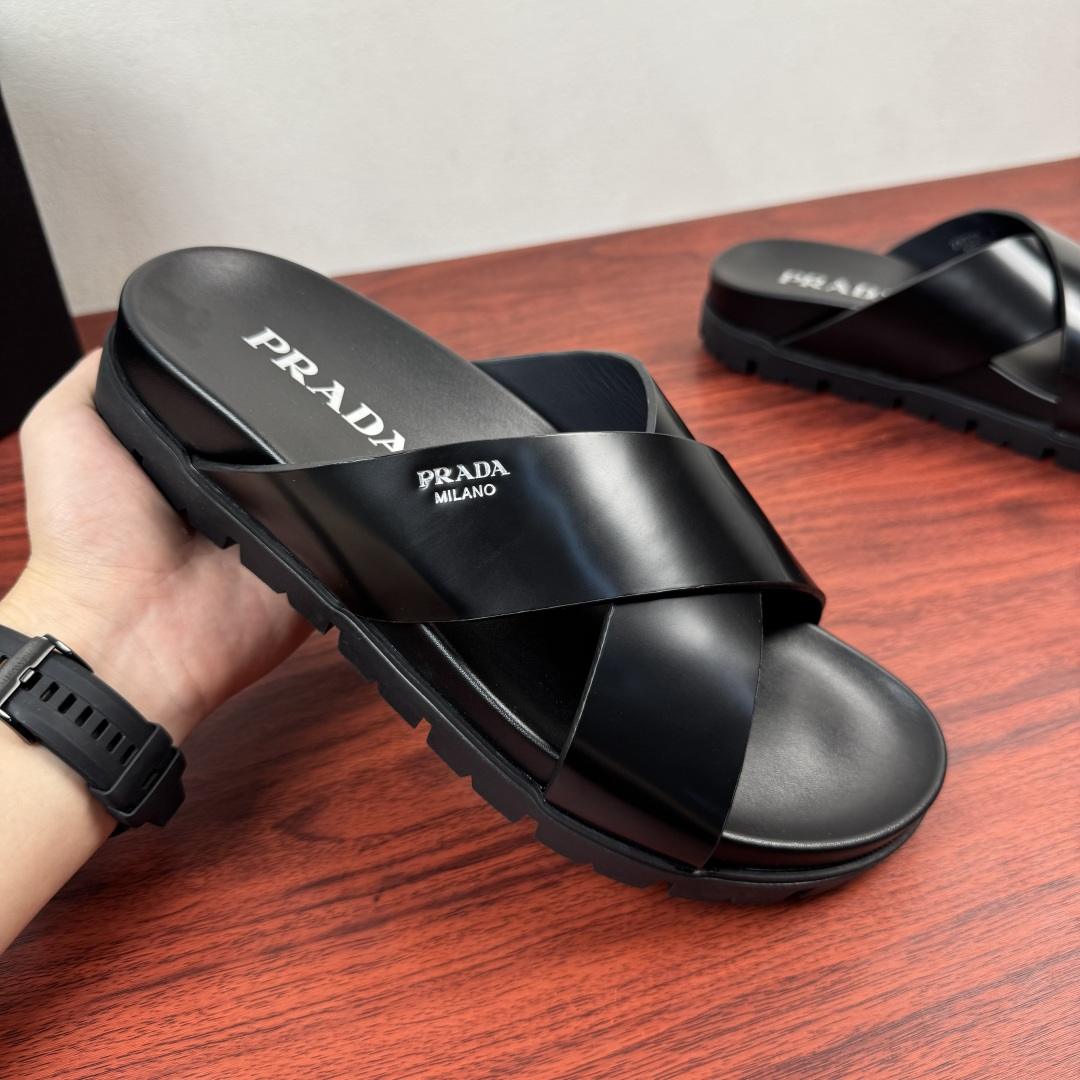 Prada Men's Rubber Sandal