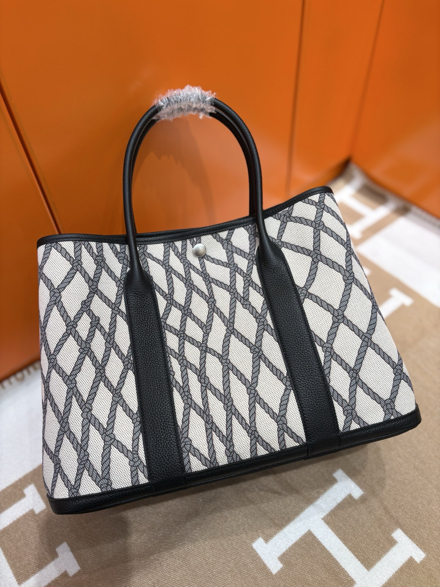 Hermes Garden Party Graffiti Handbag