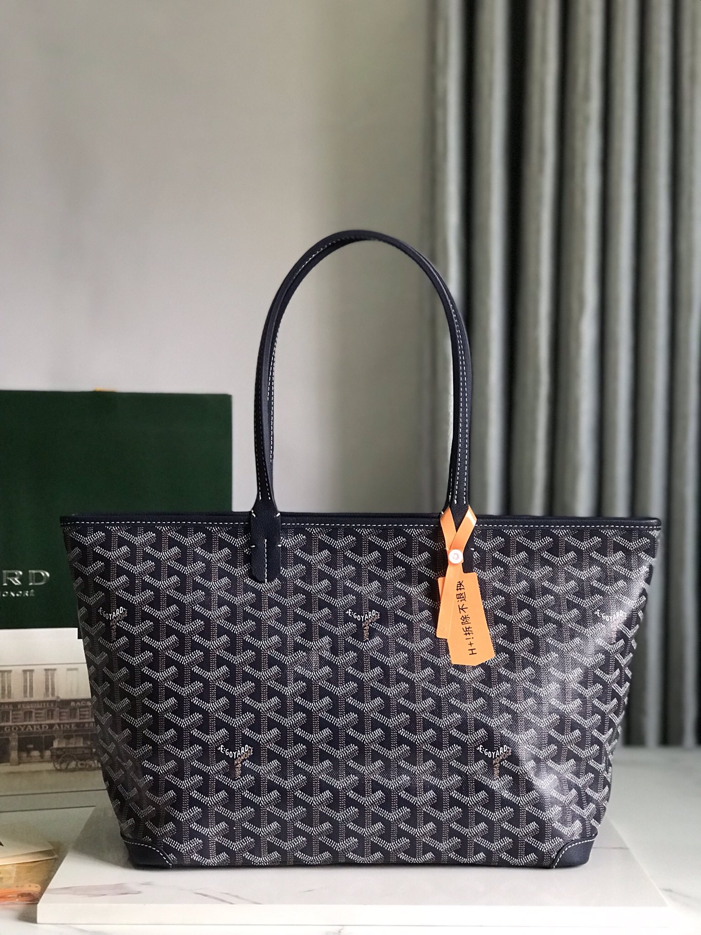 Goyard Saint Louis Artois PM Bag in Dark Blue