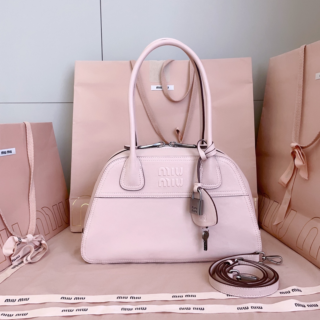 Miu Miu Opal Vivant Leather bag 32cm 5BB199