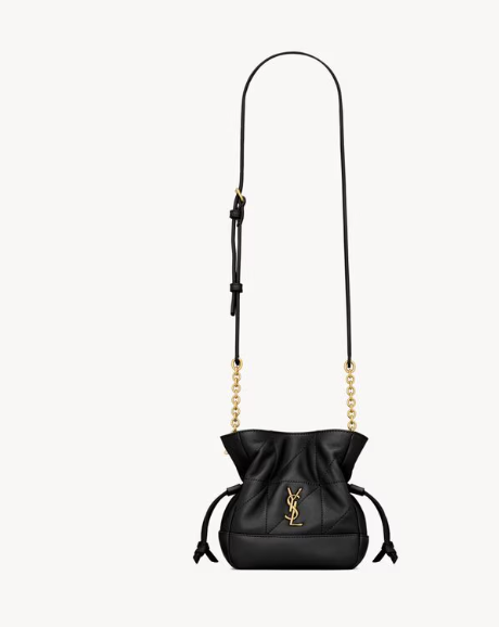 Saint Laurent Black Lambskin Mini Jamie Bag 859174