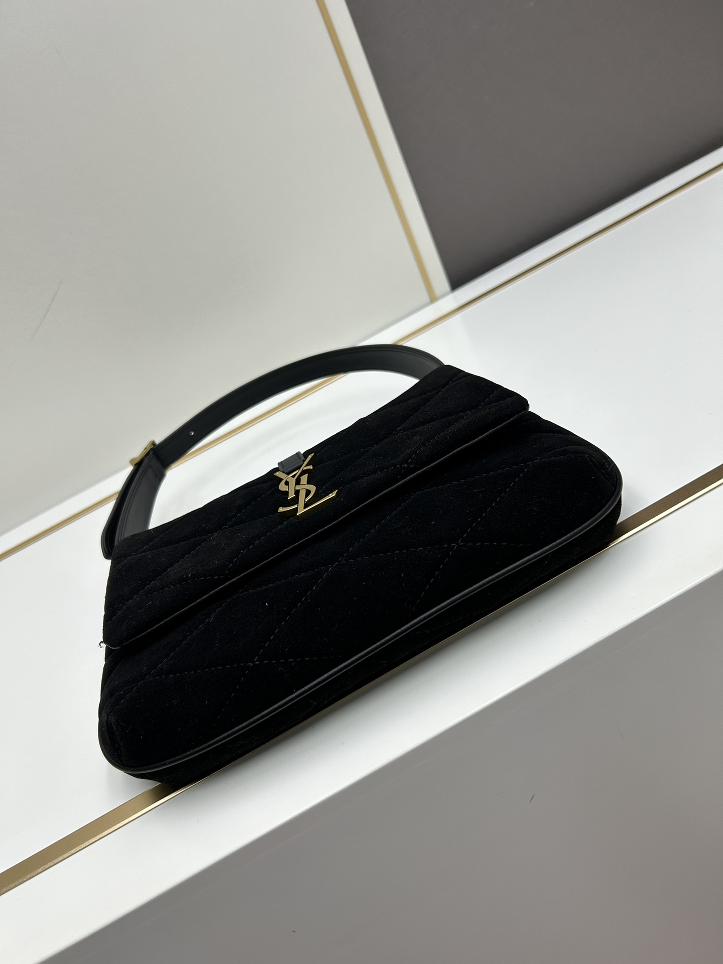 Saint Laurent YSL Frosted Underarm Bag