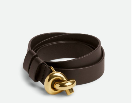 Bottega Veneta Knot Leather Belt 2.0cm