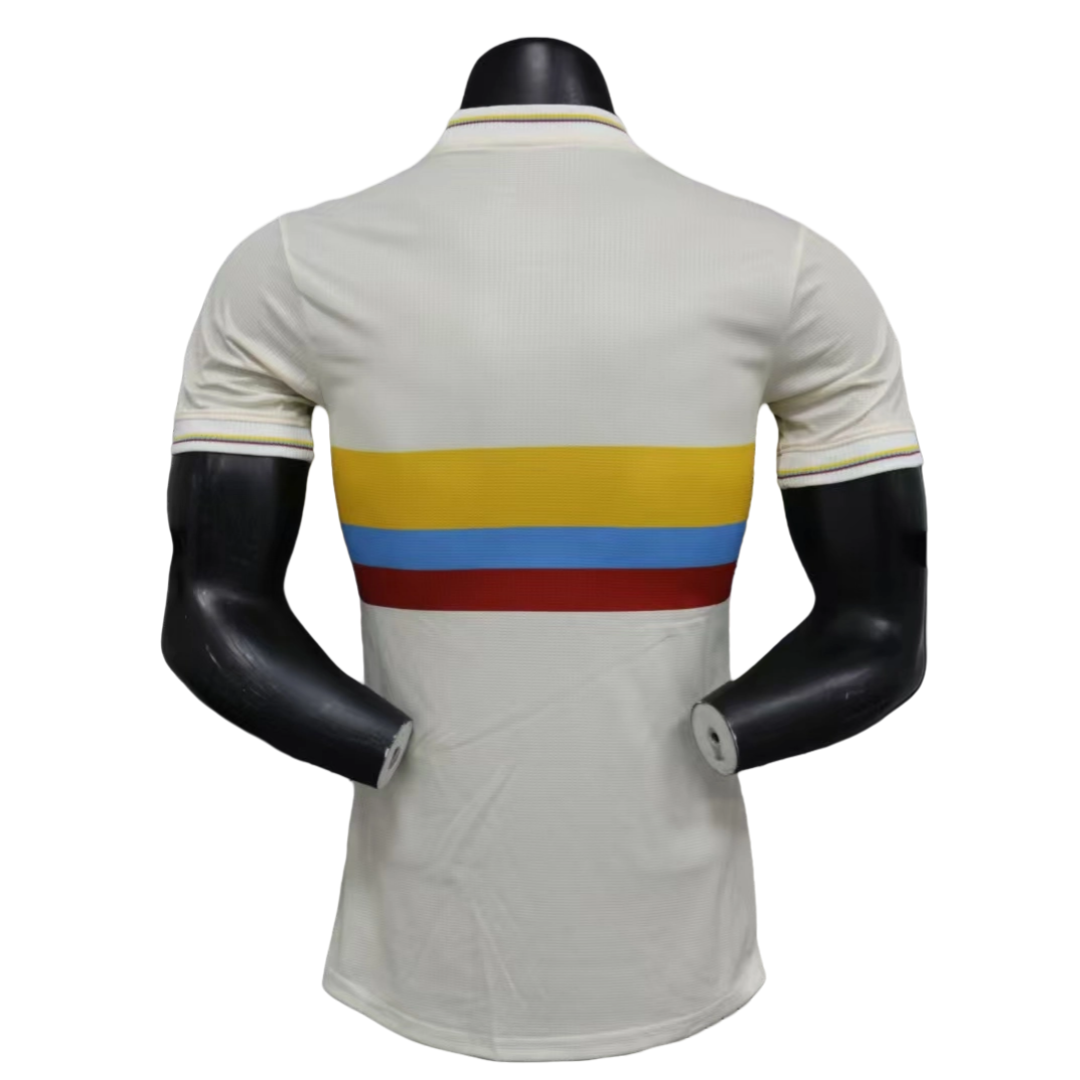 2024-25 Colombia Nation Jacquard 100th Anniversary Edition Player Version Football Jersey Soccer Shirt