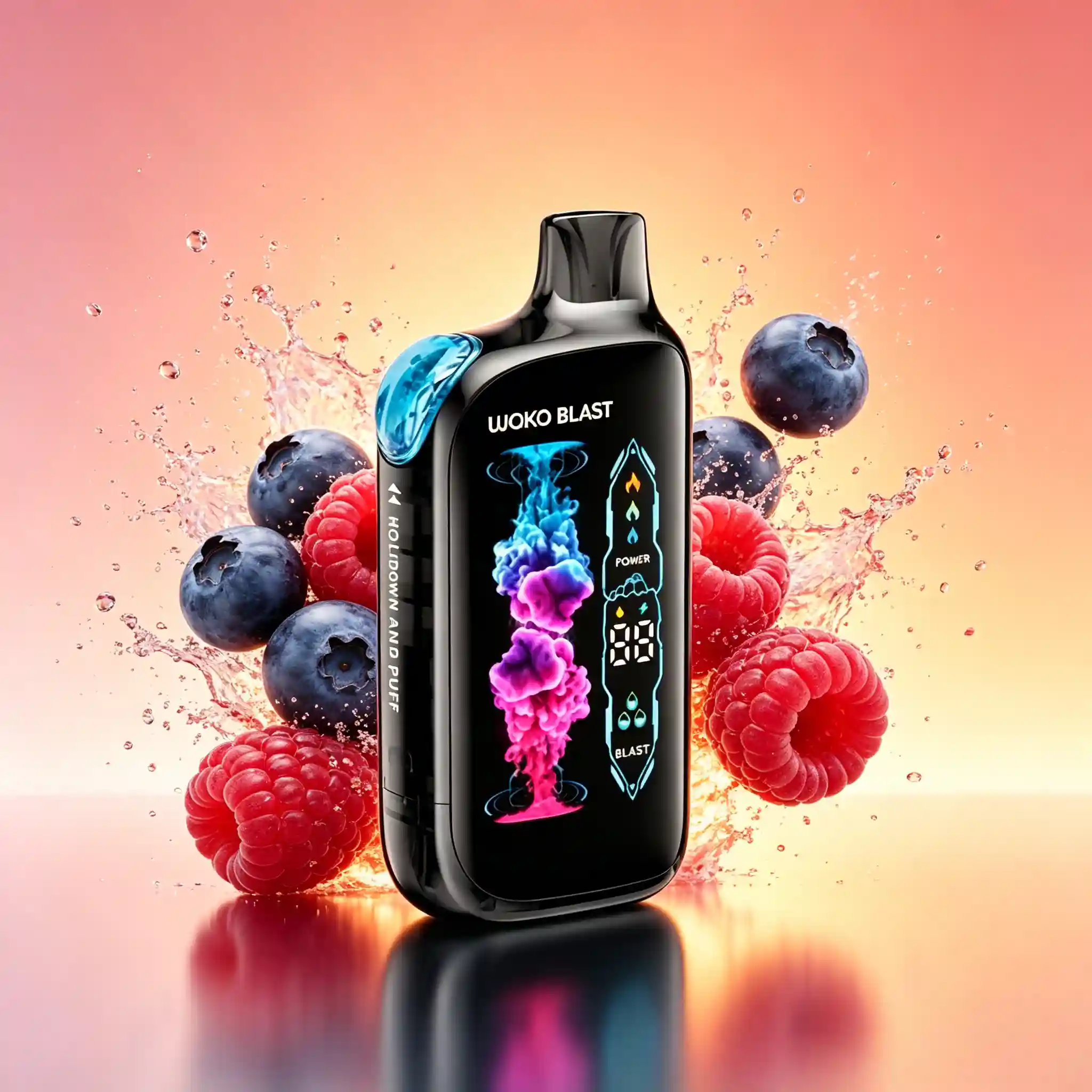 WAKA Blast 45K Disposable Vape – Bluebery Raspberry Ice Mix - Vaba Vape-Shop