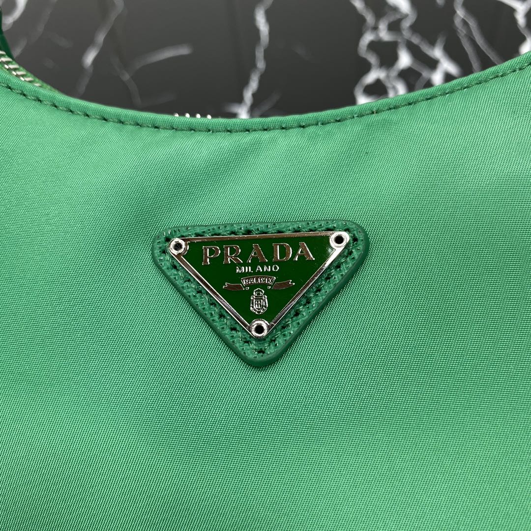 Prada HOBO 22 BAG IN COOL GREEN RE-NYLON