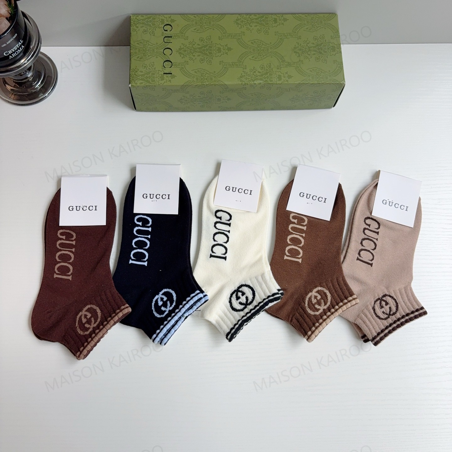 Gucci Socks 5-Pack - KAIROO