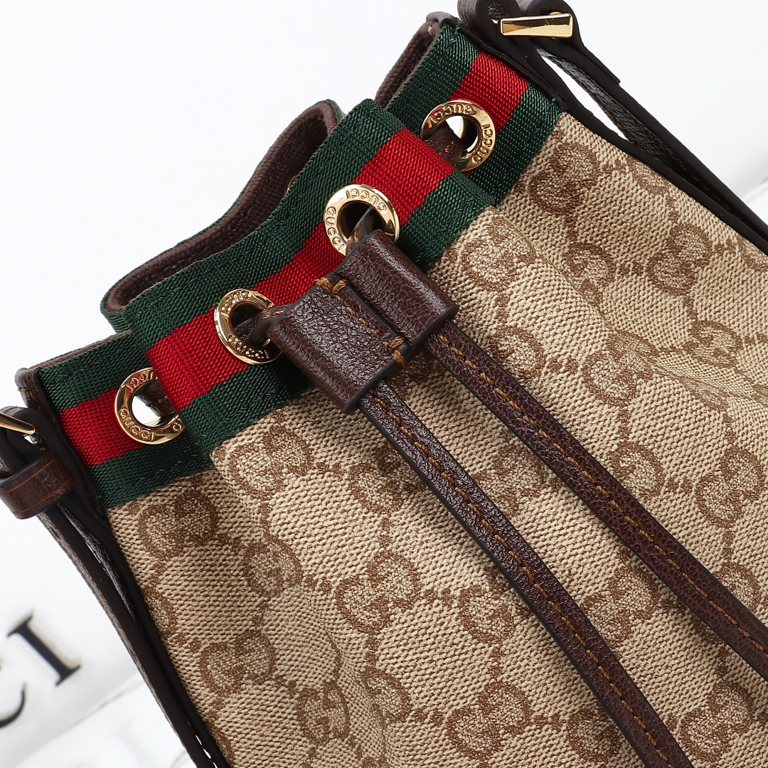 Gucci new canvas bucket bag bucket bag