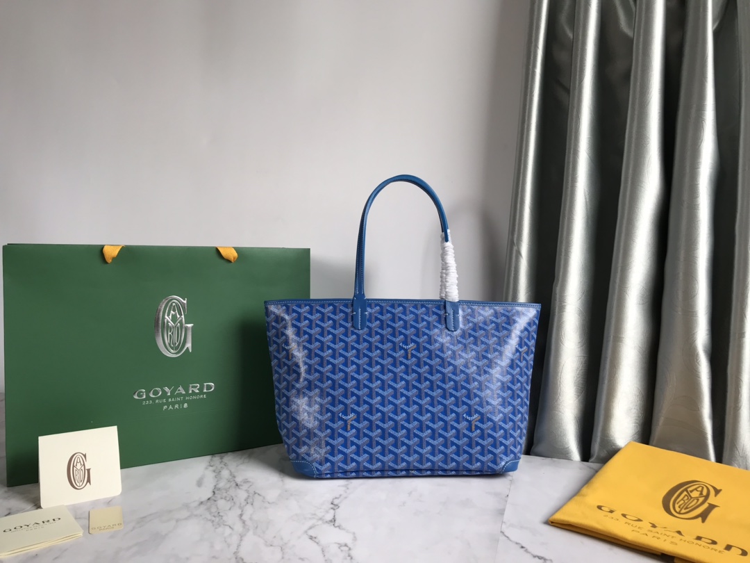Goyard Saint Louis Artois PM Bag in Sky Blue
