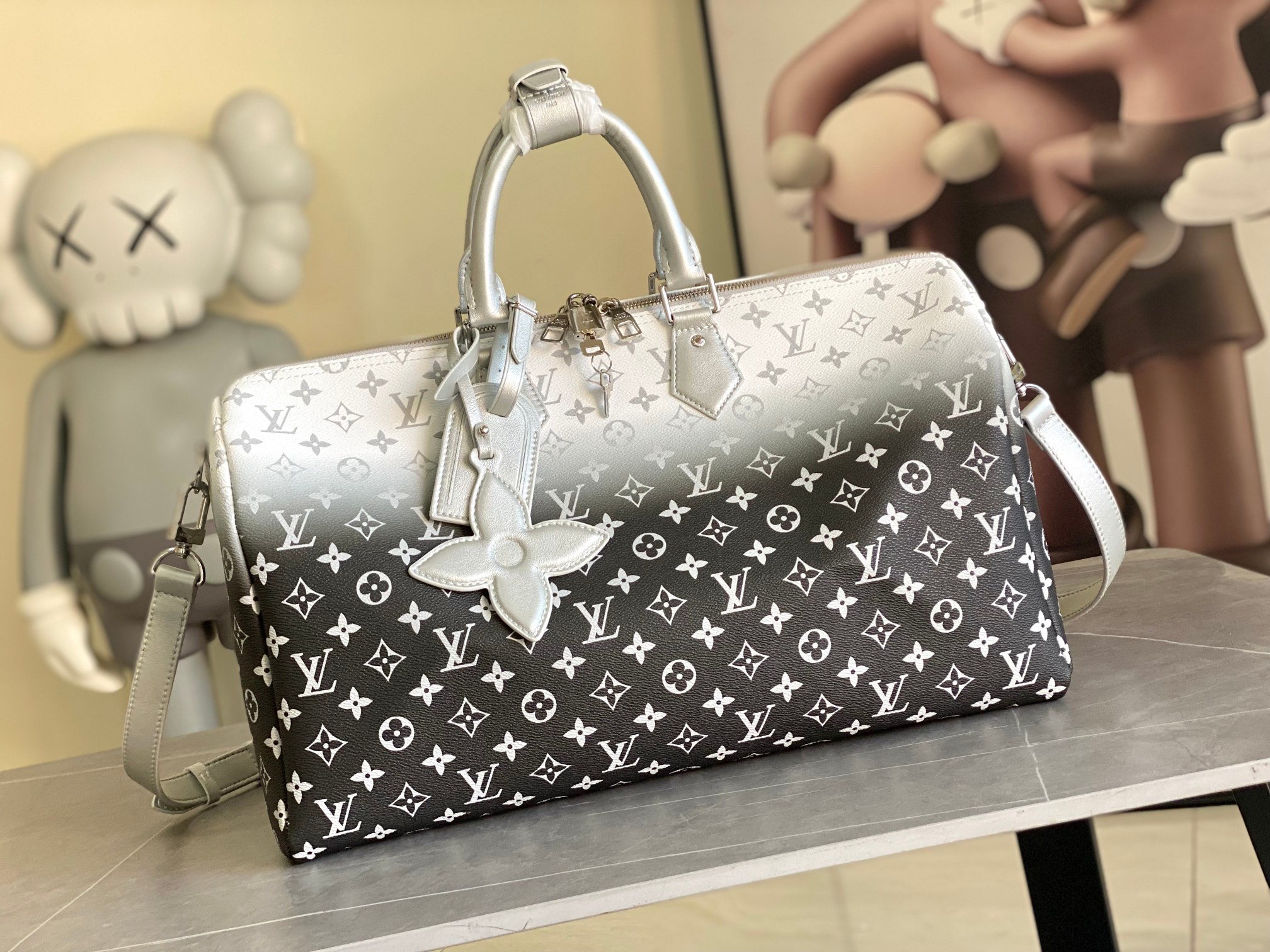 Louis Vuitton lv keepall bandoulière 45 travel bag
