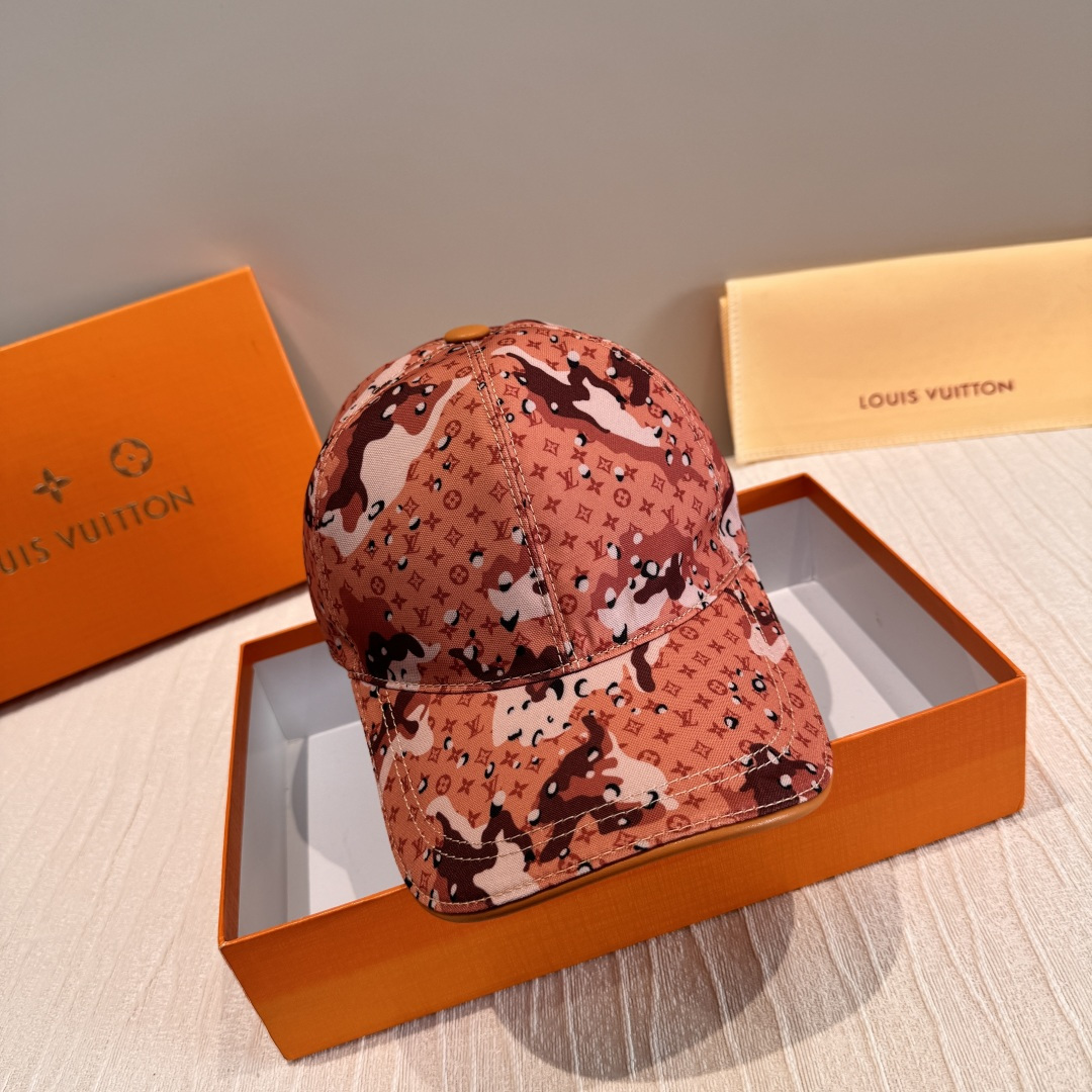 Louis Vuitton Camouflage Baseball Cap Hat - KAIROO