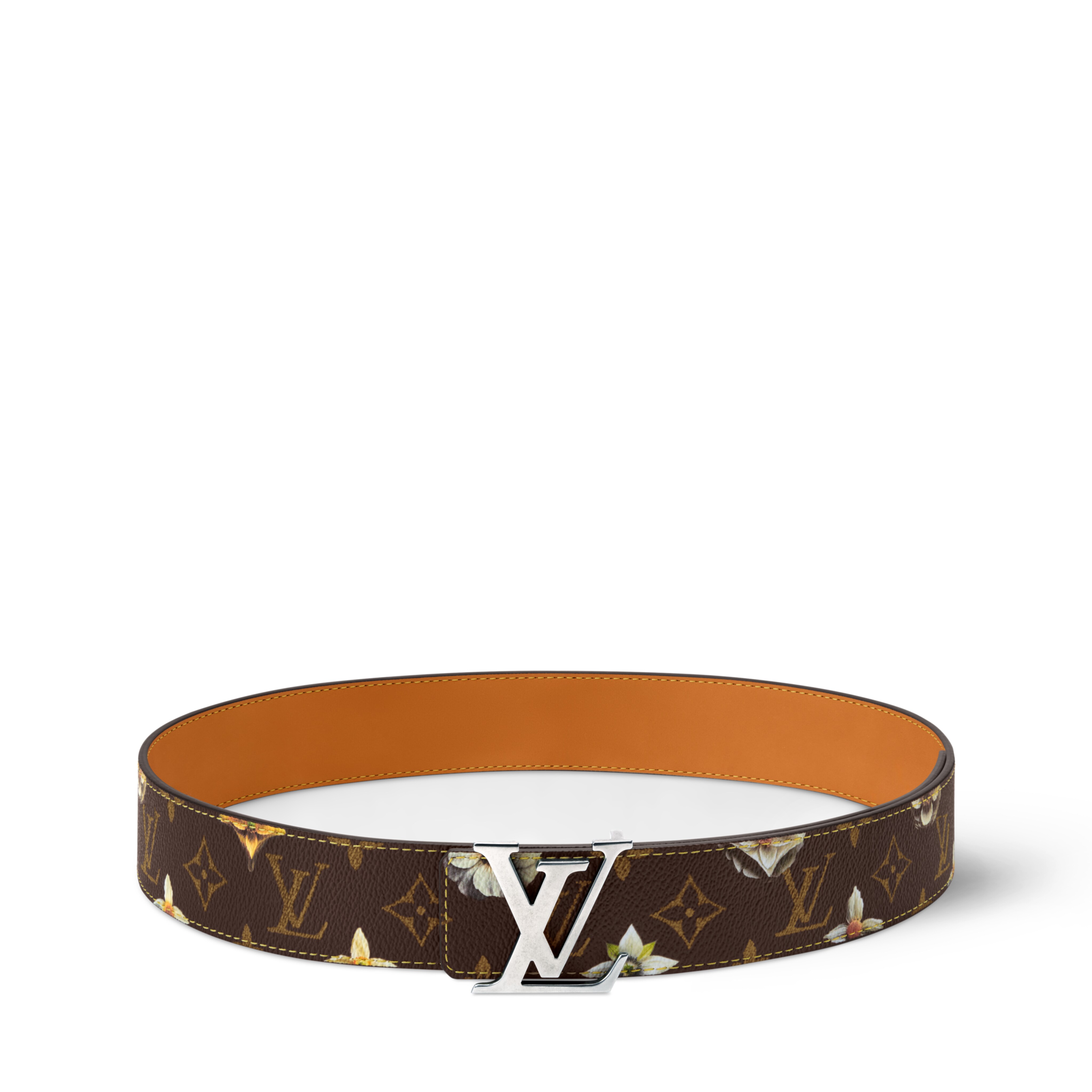 ベルト･LV イニシャル モノグラム･フラワー 40MM リバーシブル