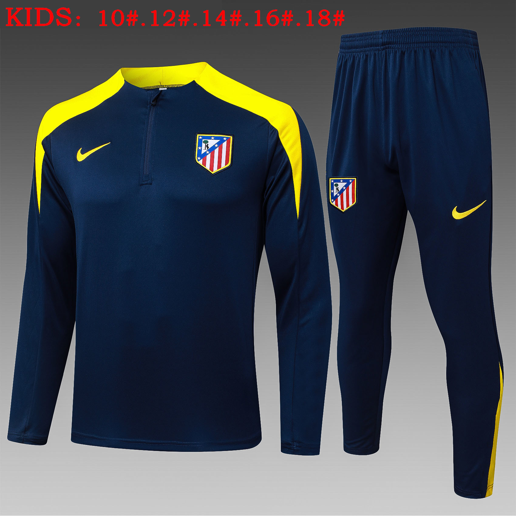 Atletico Madrid  Kids Training Suit 25/26 | Soc Jersey - Premium Football Jersey