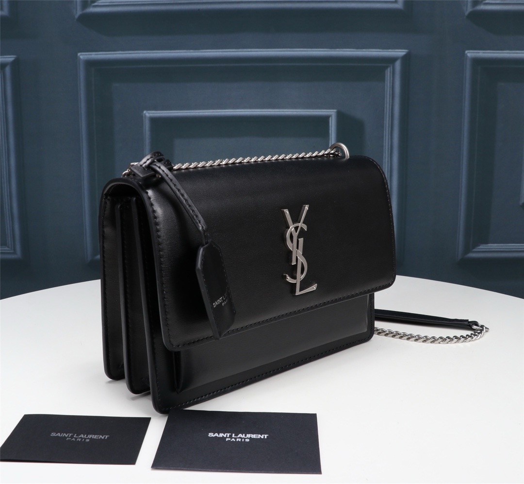 Saint Laurent YSL Medium SUNSET bag Smooth Leather bag