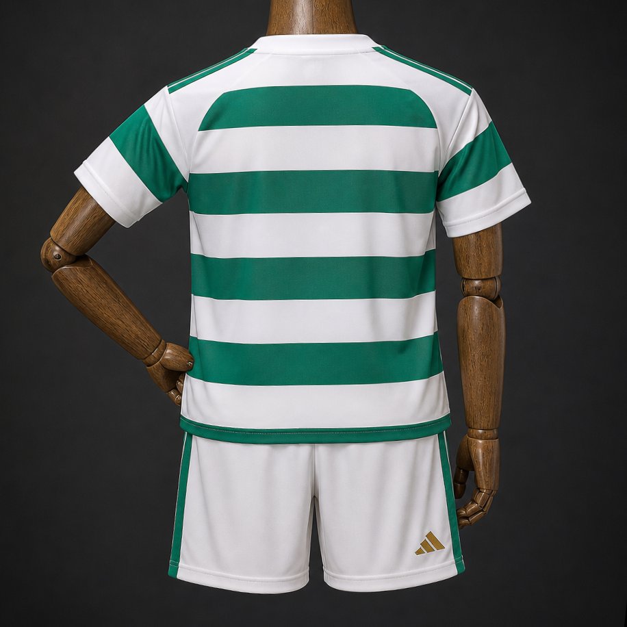 26/27 Kids Celtic Home Jersey -No Sponsors 16-28 - musan