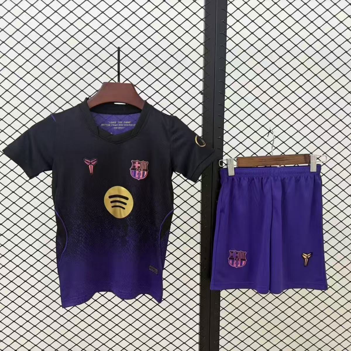 26/27Kids Barcelona Away  kit 16-28