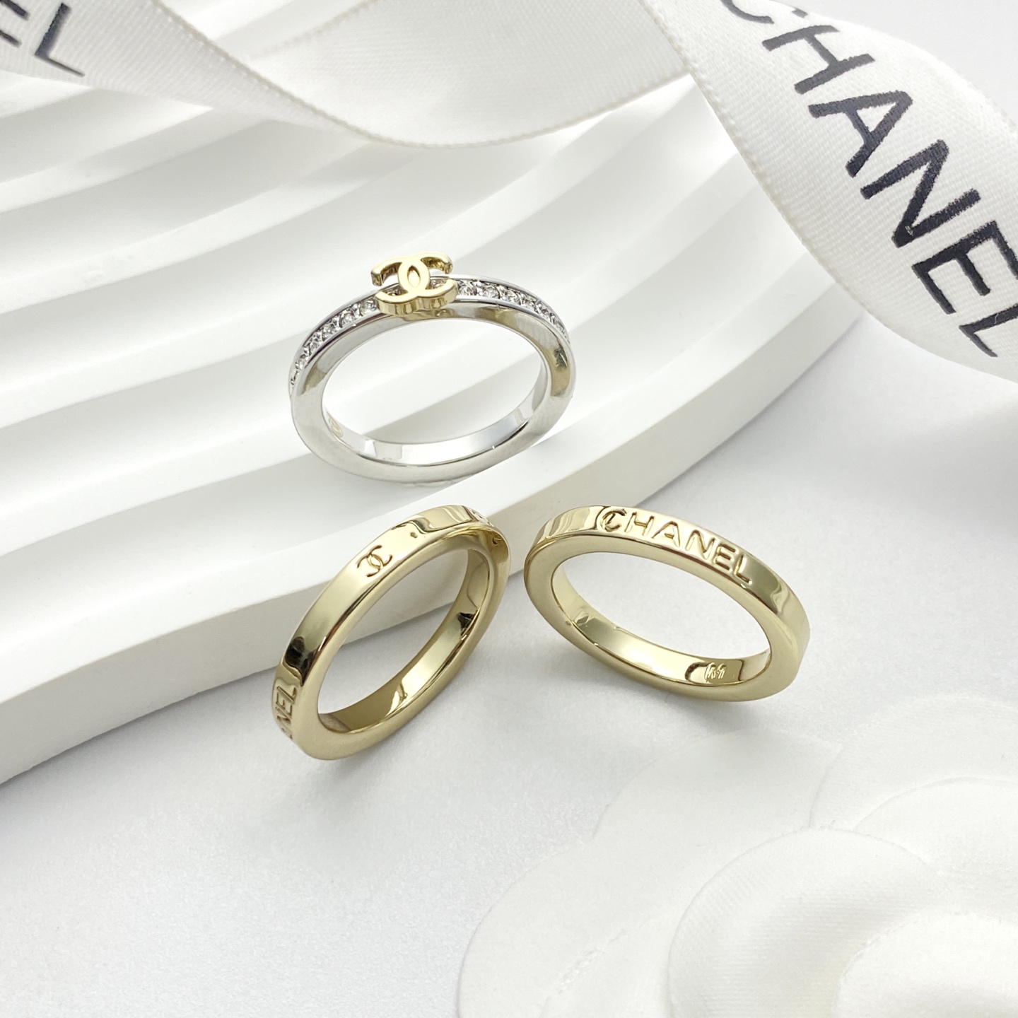 Chanel Triple Rings ( 3 pices)