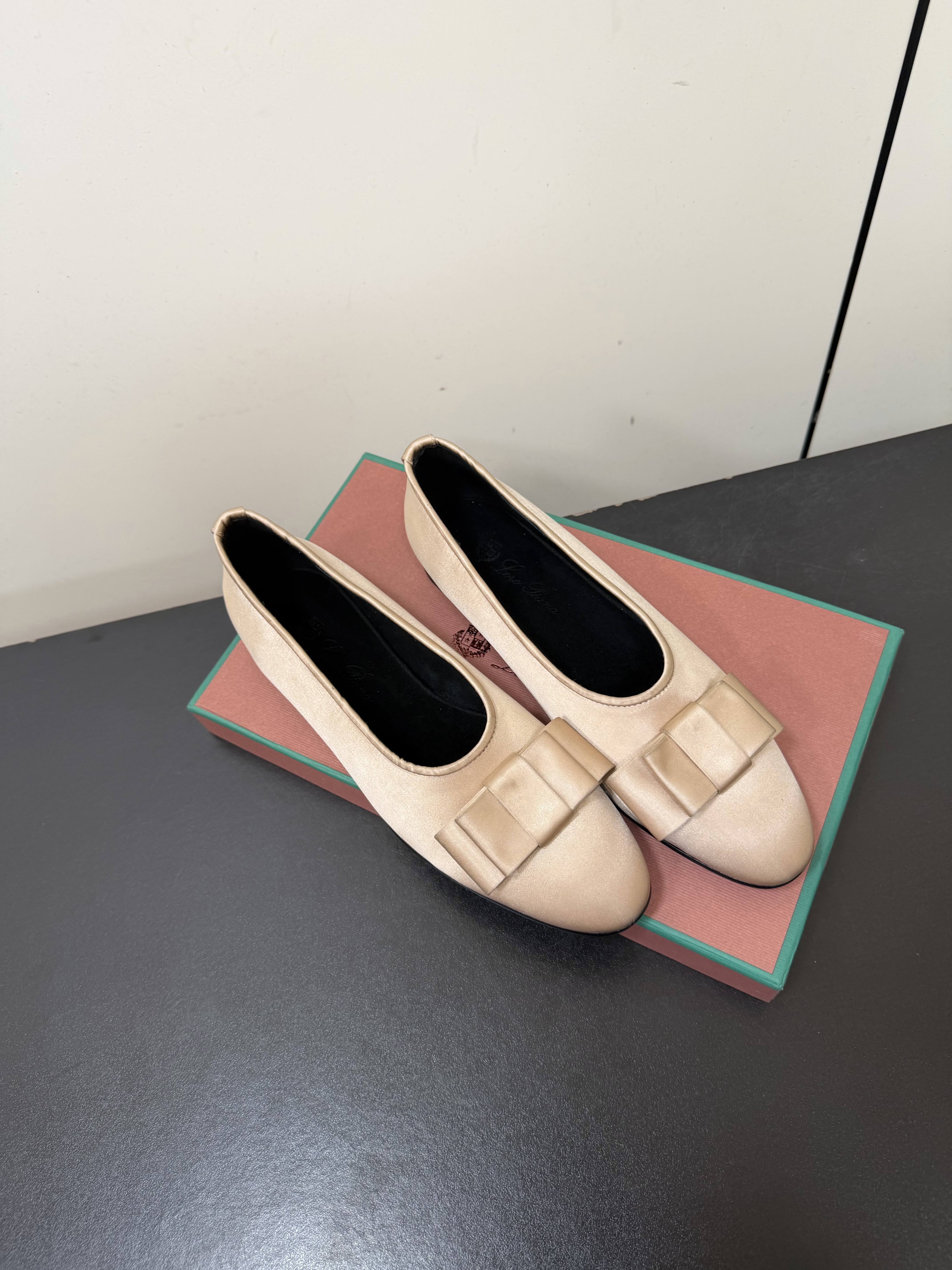 Loro Piana 2026 Bow Ballet Flats