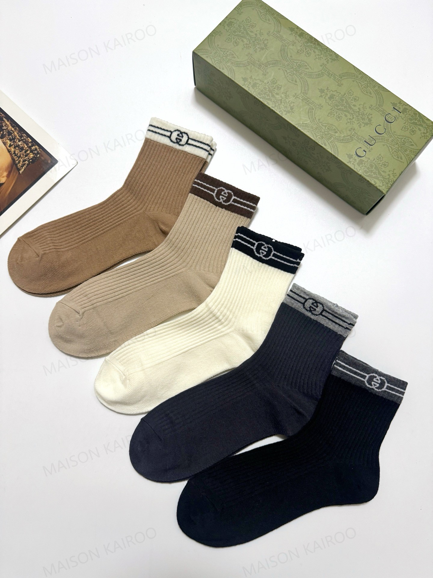 Gucci Socks 5-Pack - KAIROO