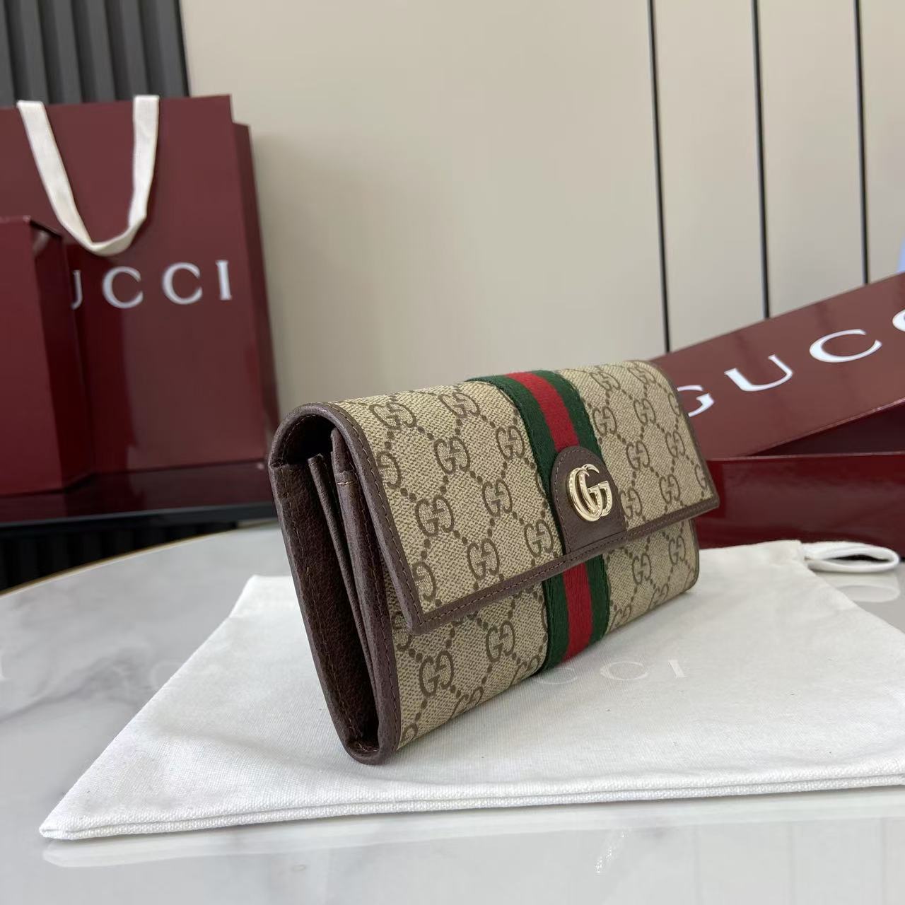 Gucci Ophidia continental wallet 838485