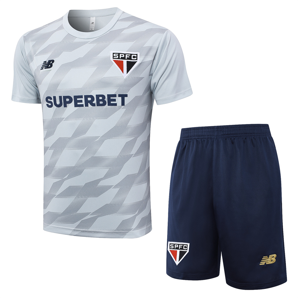Sao paulo Training Short Sleeve Suit 24/25 | Soc Jersey - Premium Football Jersey