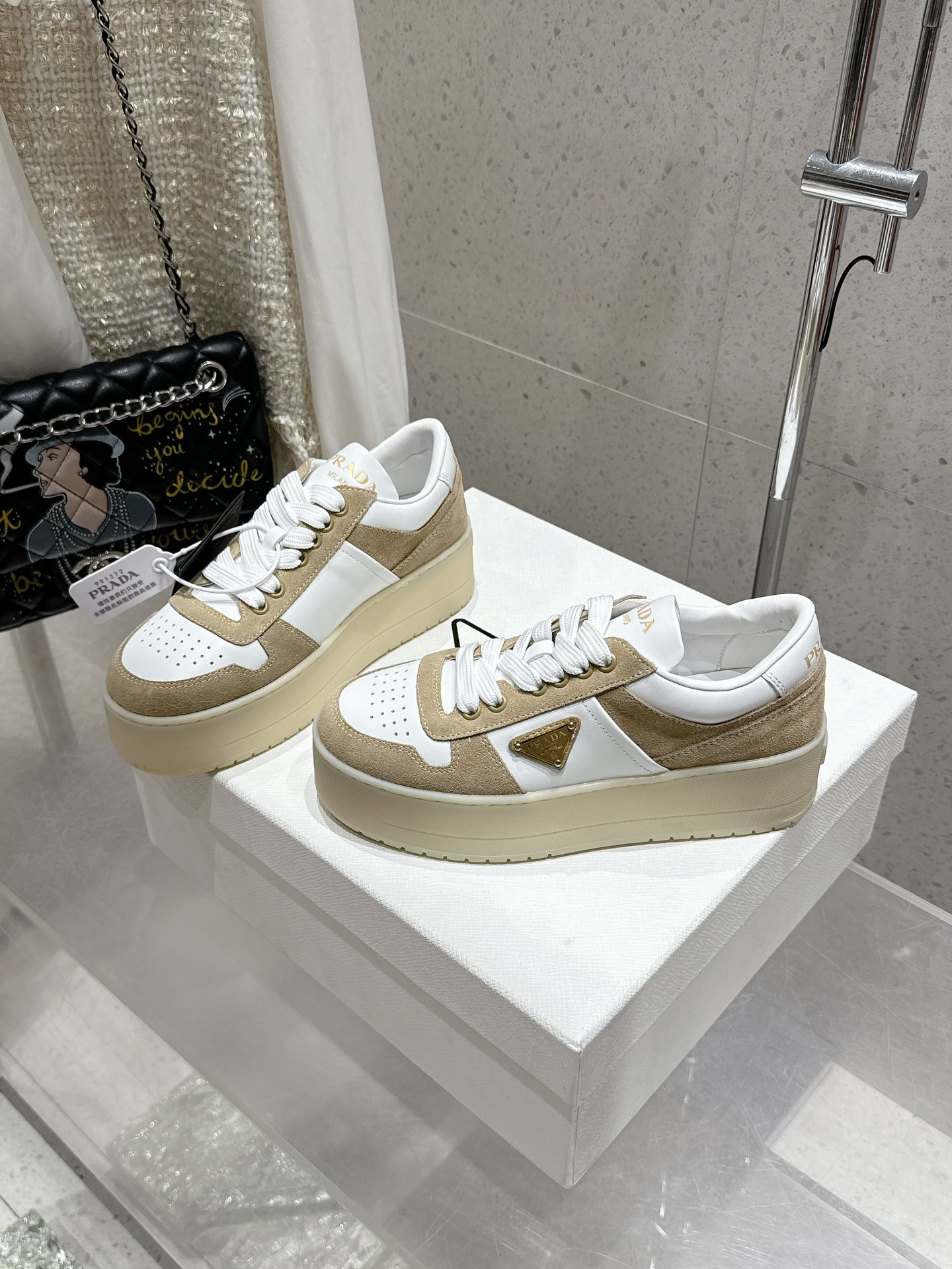 Women's Prada Downtown Bold Sneaker