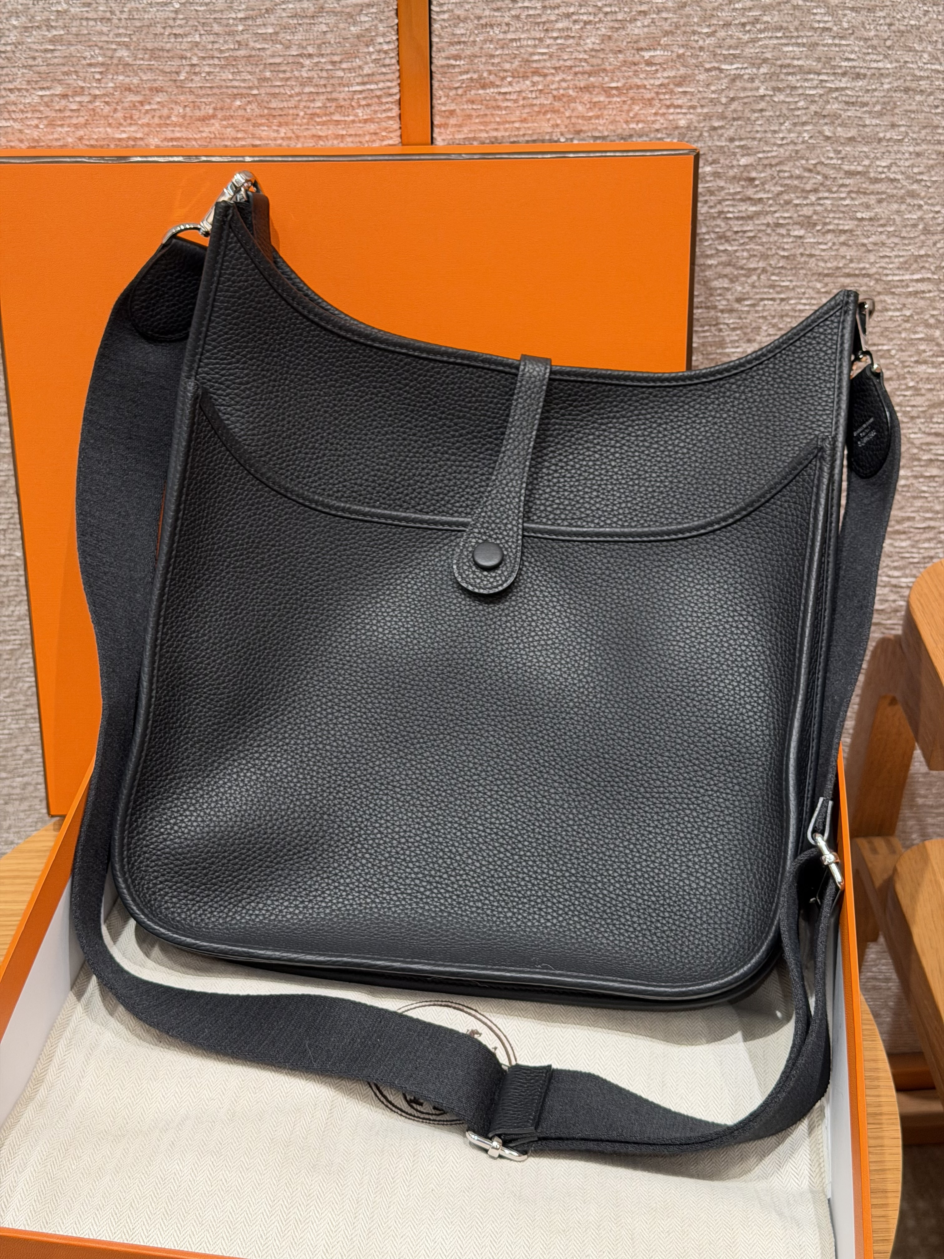 Hermes Black Clemence Evelyne III 29