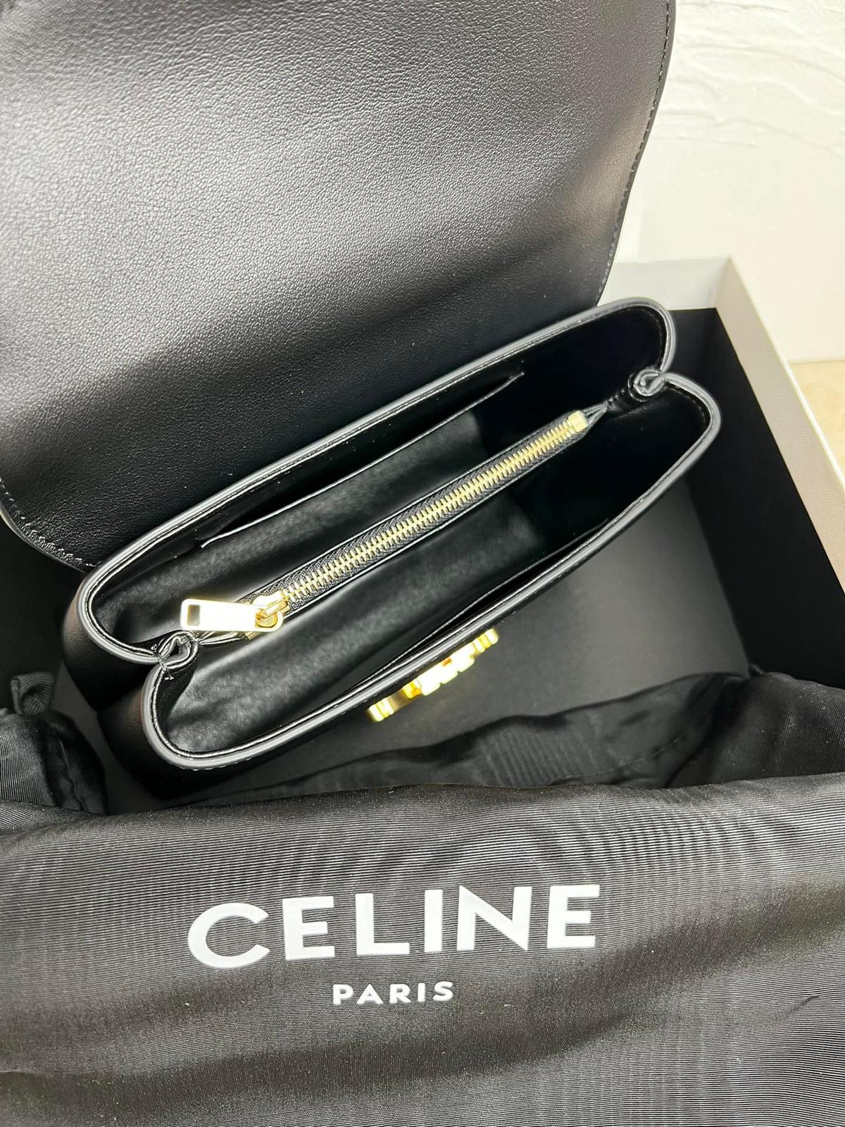Celine Black Kelly handbag Bags