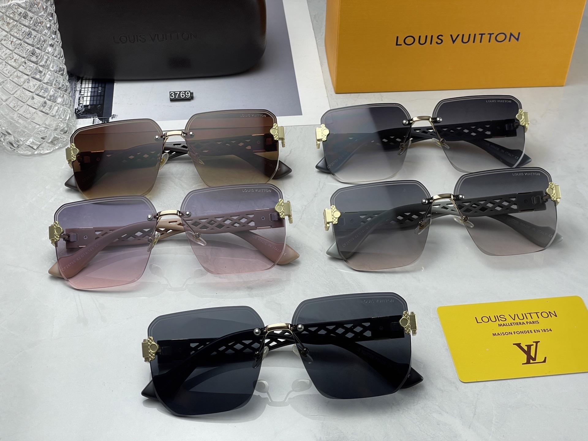Louis Vuitton LV Jewel Square Sunglasses Top quality - KAIROO