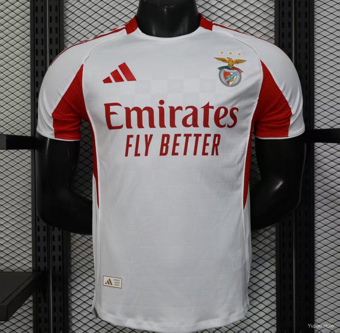 Player Version 25/26 Benfica Third WHITE Jersey  S-XXL