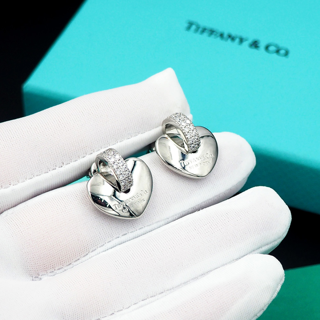 Tiffany  Earrings-Silver