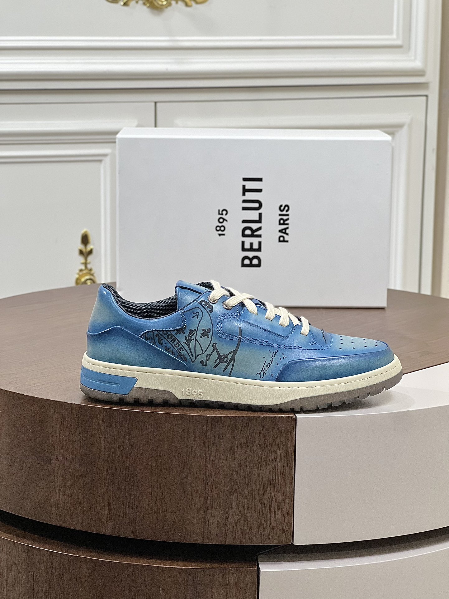 Berluti Playoff Leather Sneaker