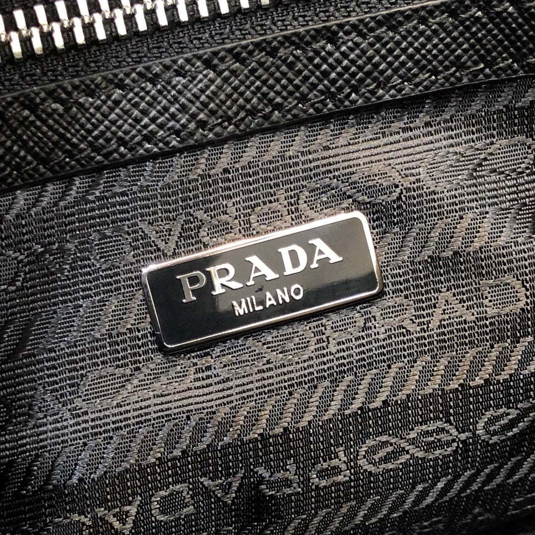 Prada MINI 23 BAG IN BLACK SAFFIANO LEATHER