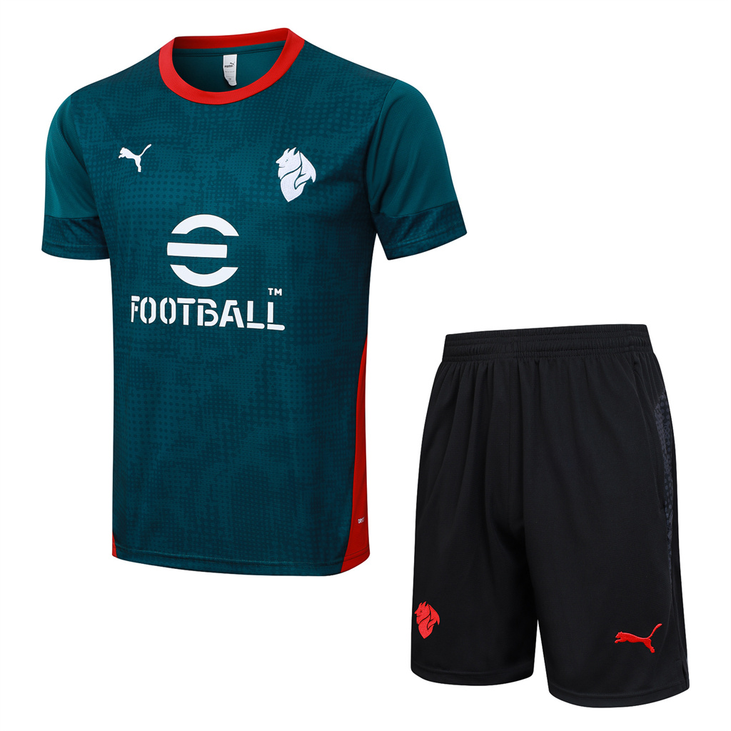 AC Milan Training Short sleeve Suit 25/26 | Soc Jersey - Premium Football Jersey