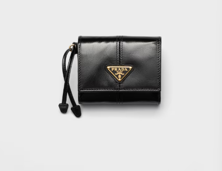Prada Calfskin Small Wallet-Black