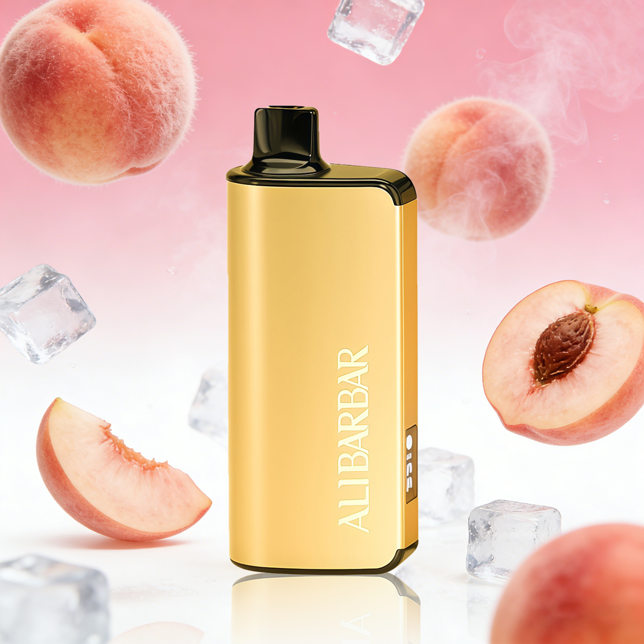 ALIBARBAR INGOT 9000 PUFFS-PEACH ICE